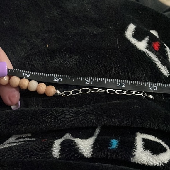 Peach Stone and Phosphosiderite Bead Necklace by Jay King - Picture 11 of 11